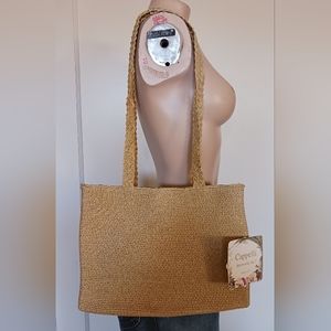 Cappelli woven boho shoulder bag NWT